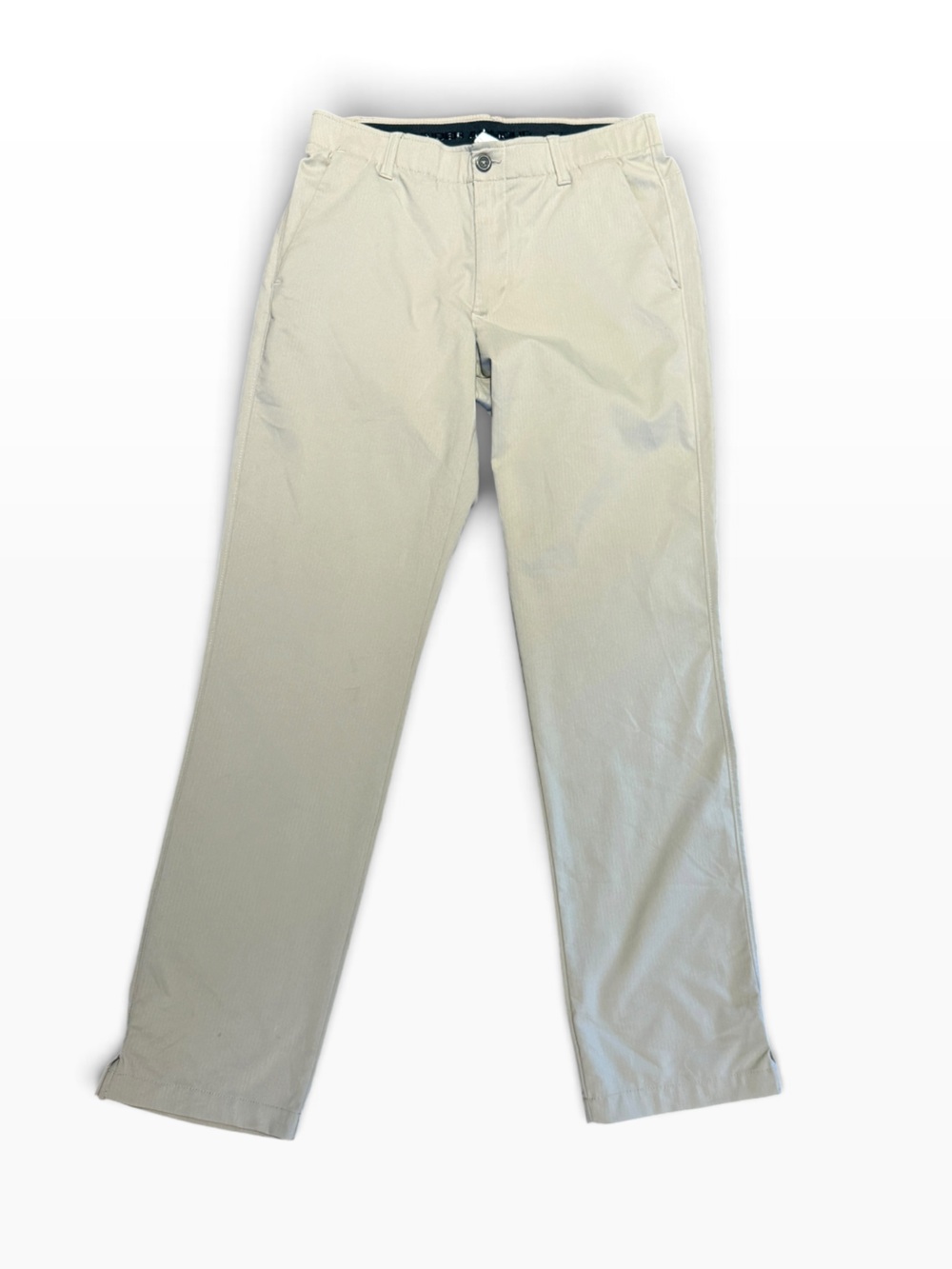 Under Armour Mens 32 x 32 Khaki Micro Herringbone Pants